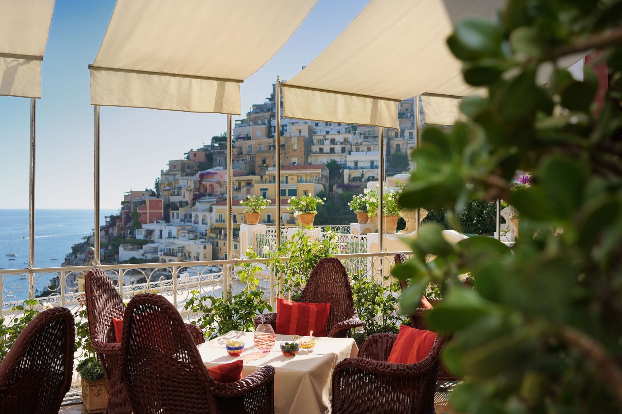 Le Sirenuse Hotel Позитано Ресторант снимка